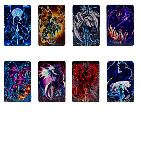 Set of 8 Dragon magnets by Ruth Thompson