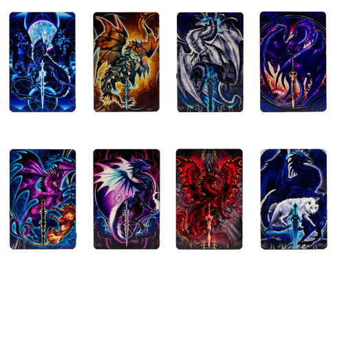 Dragonblade Magnets Set of 8 by Ruth Thompson
