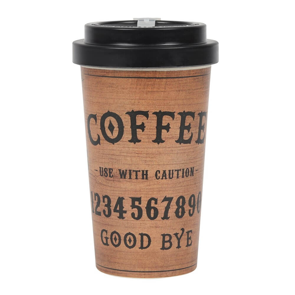Talking Board Bamboo Coffee Travel Mug - Drinkware & Housewares