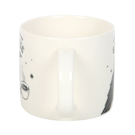 Mug, shown from the side to show handle