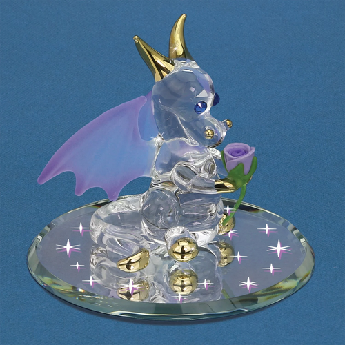 Glass Sniffy Dragon Figurine