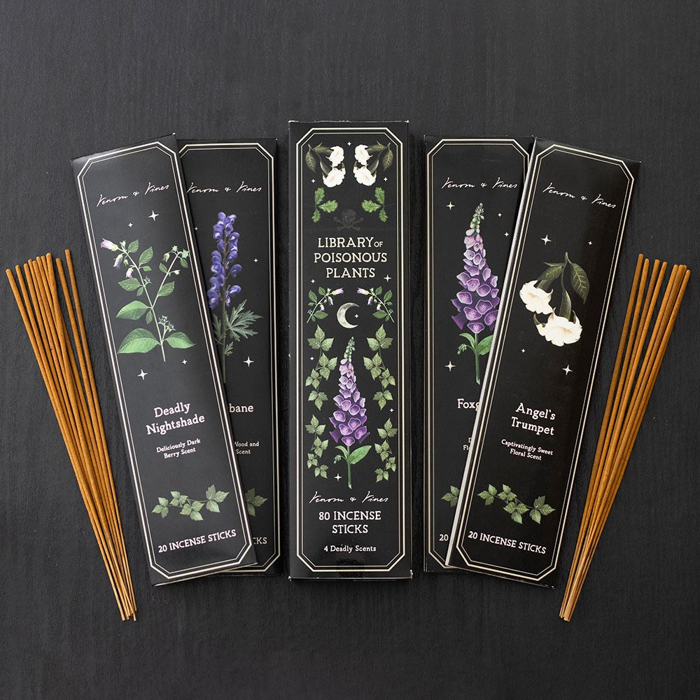 Library of Poisonous Plants 80 Incense Sticks collection