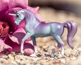 Breyer Unicorn Treasures Opal - white/blue/purple unicorn
