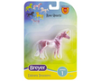 Breyer Unicorn Treasures Rose Quartz model - pink - shown in packaging