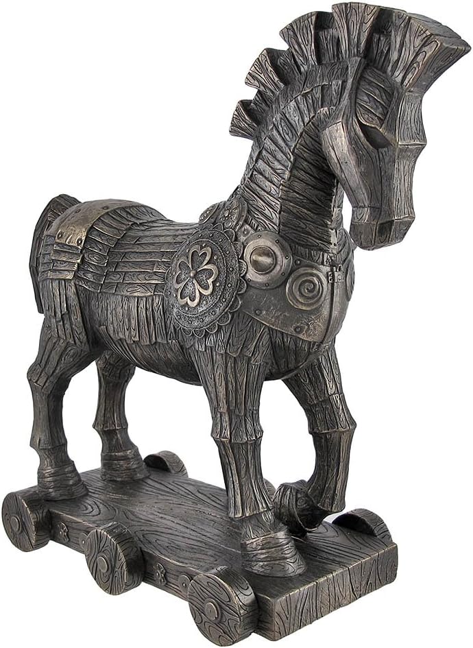 Figurine of the iconic Trojan Horse of Greek myth