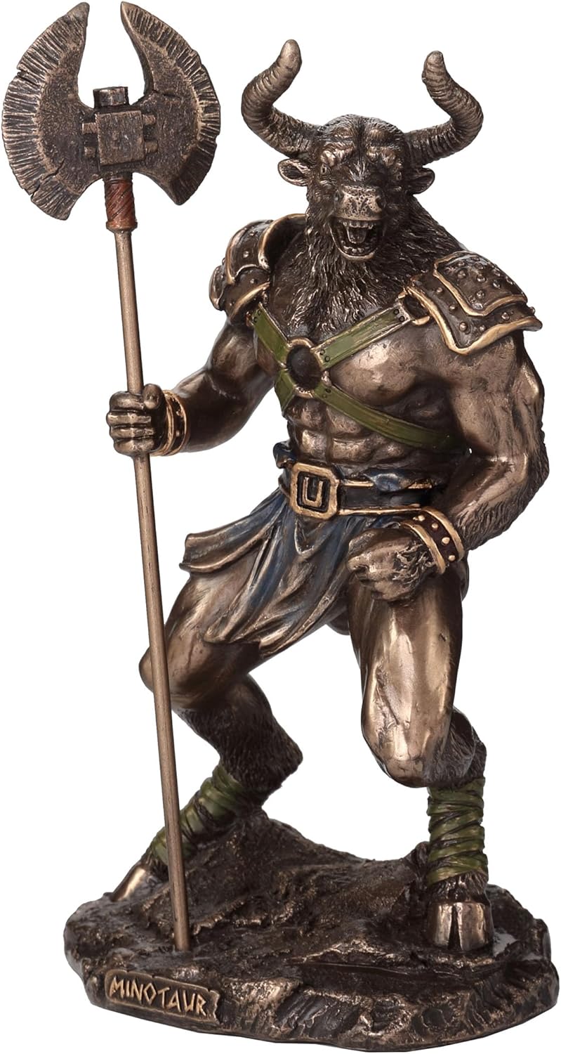 Minotaur - Greek Labyrinth Beast Figurine - Mythology - Fantasy