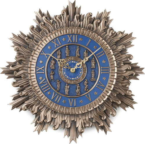 Greek Olympian Pantheon Wall Clock