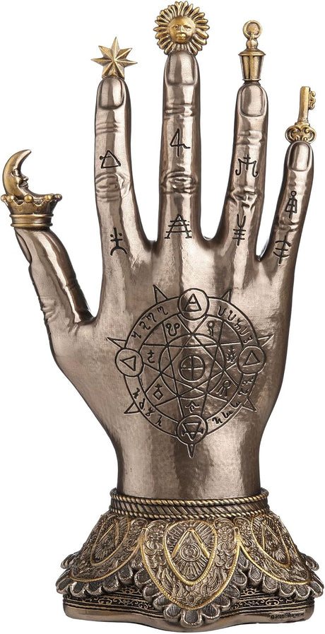 Decorative palm with astrological symbols 