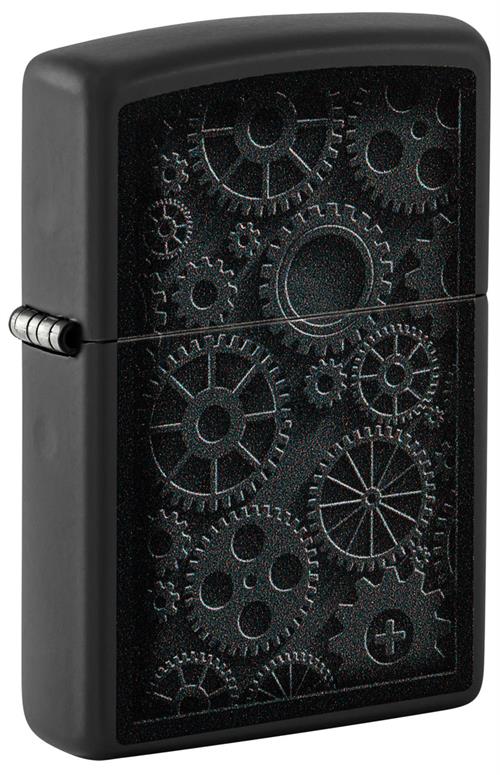 Zippo Steampunk Design Black Matte Windproof Lighter Standard