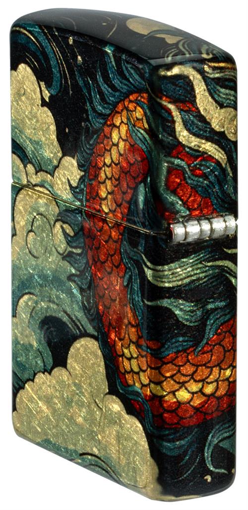 Decorative lighter with a dragon design 
