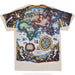 T-shirt with map designs on both sides