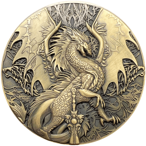 Bloodblade side fo the Goliath collectible coin by Ruth Thompson