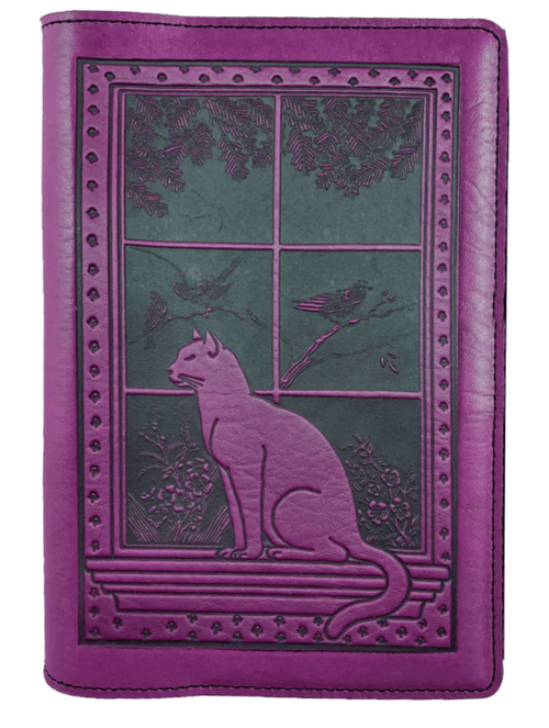 Cat in Window Pocket Notebook Cover