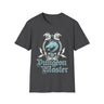 Dark gray t-shirt with 'Dungeon Master' design featuring dragons on a white background