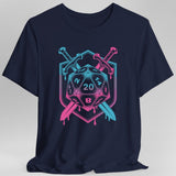 D20 Dice Sword Crest T-Shirt