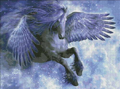 Dark Angel Cross Stitch Pattern by Laurie Prindle