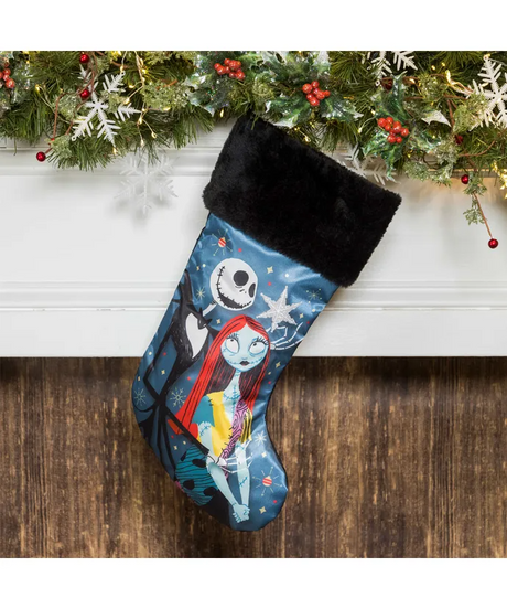 Christmas stocking with Jack Skellington & Sally from Disney's Nightmare Before Christmas