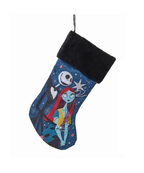 Jack & Sally Nightmare Before Christmas Stocking