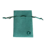 Green bag for jewelry