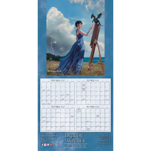 2024 Dragon Witches calendar - examples