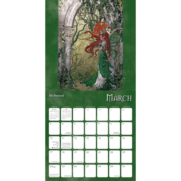2024 Dragon Witches calendar - March
