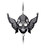 Wind chime with Norse Viking symbols