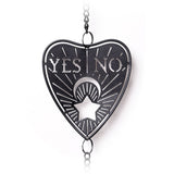 Wind chime with planchette and all seeing eye symbols