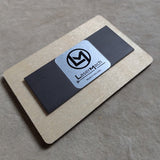 Back of wooden magnet