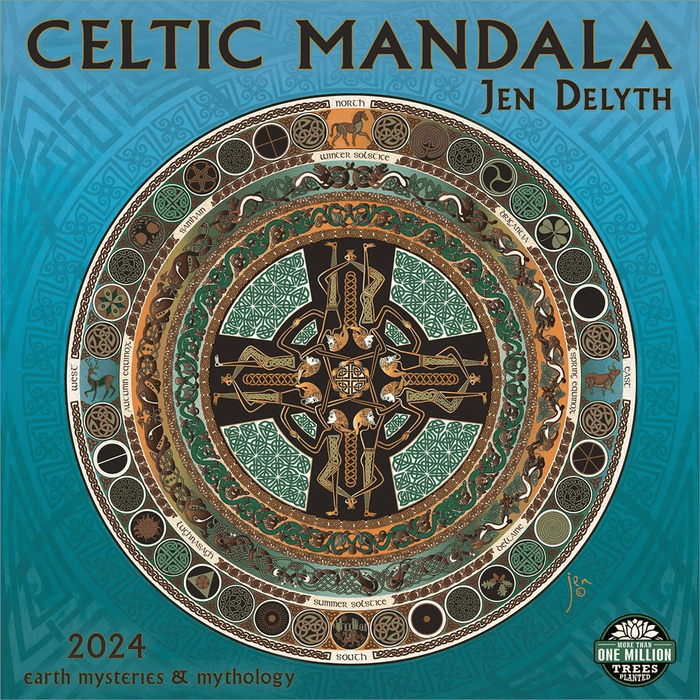 Celtic Mandela 2024 calendar by Jen Delyth