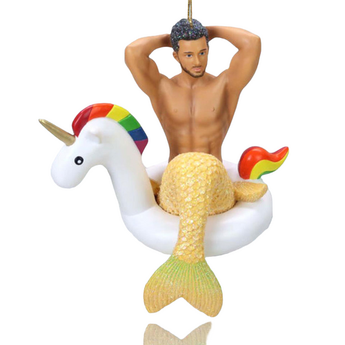 Merman & Mr Unicorn Ornament