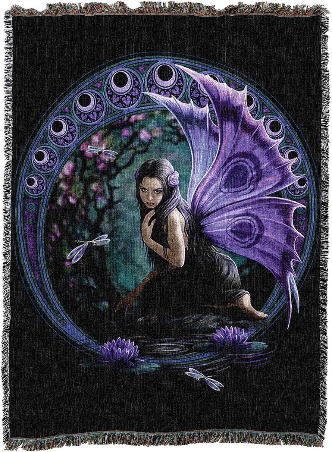 NIAID Fairy Blanket by Anne Stokes Fae Fairies Collection - Gift Fantasy, image size:1102x1500