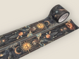 Decorative tape with celestial designs