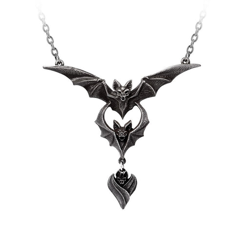 Evil-ution Bat Pendant Necklace