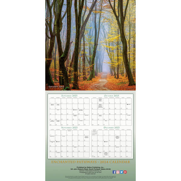  The Soul of the Forest 2023 Wall Calendar: Traveling the Globe,  Connecting the World, 12 x 24 Open