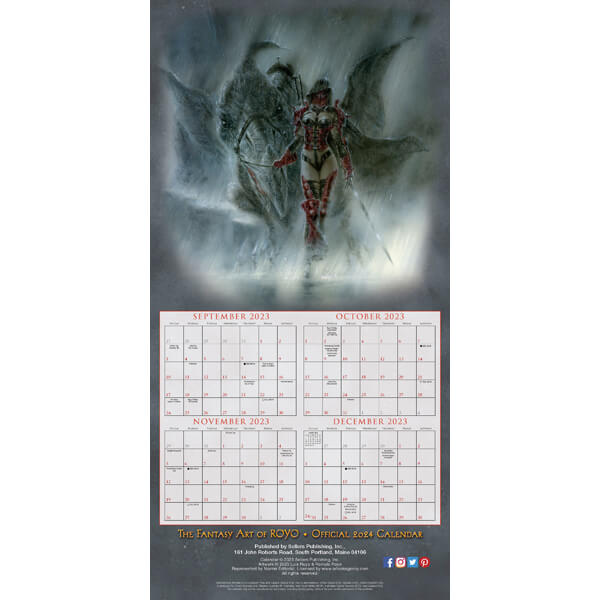 The Fantasy Art of Royo Wall Calendar Gifts & Collectibles