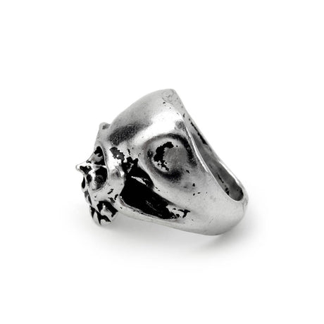 Pewter skull ring