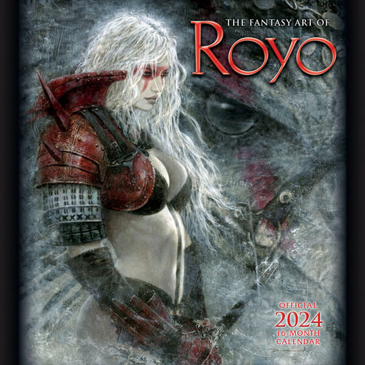 2024 The Fantasy Art of Royo calendar - front cover