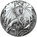 Silver Seablade dragon coin with ocean animals