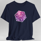 Stars Nebula D20 Dice Shirt