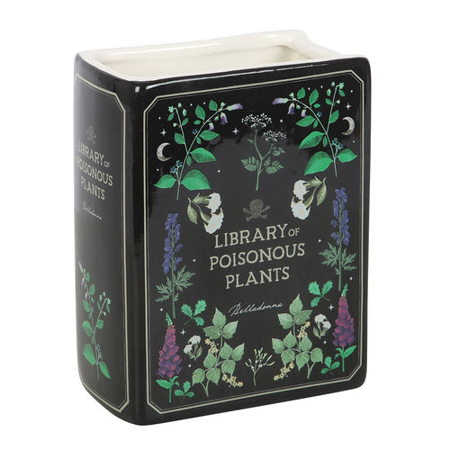 Poisonous Plants Book-Shaped Vase