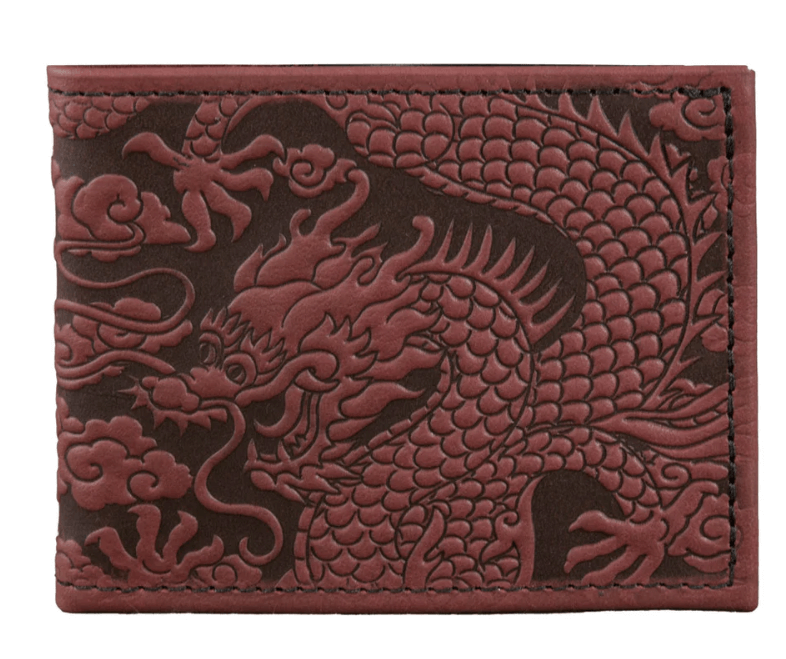 Cloud Dragon Leather Wallet
