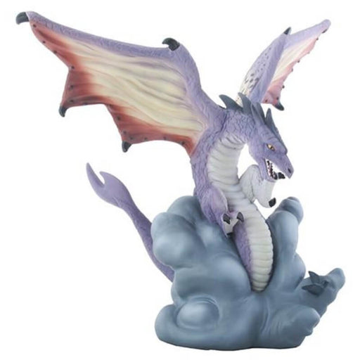 Figurine of purple wyvern dragon on a cloud
