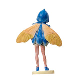 Cicely Mary Barker Flower Fairy Figurine - dressed in blue scilla flower dress with yellow wings