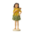 Cicely Mary Barker Flower Fairy Figurine - yellow and green ragwort dress with dark brown hair