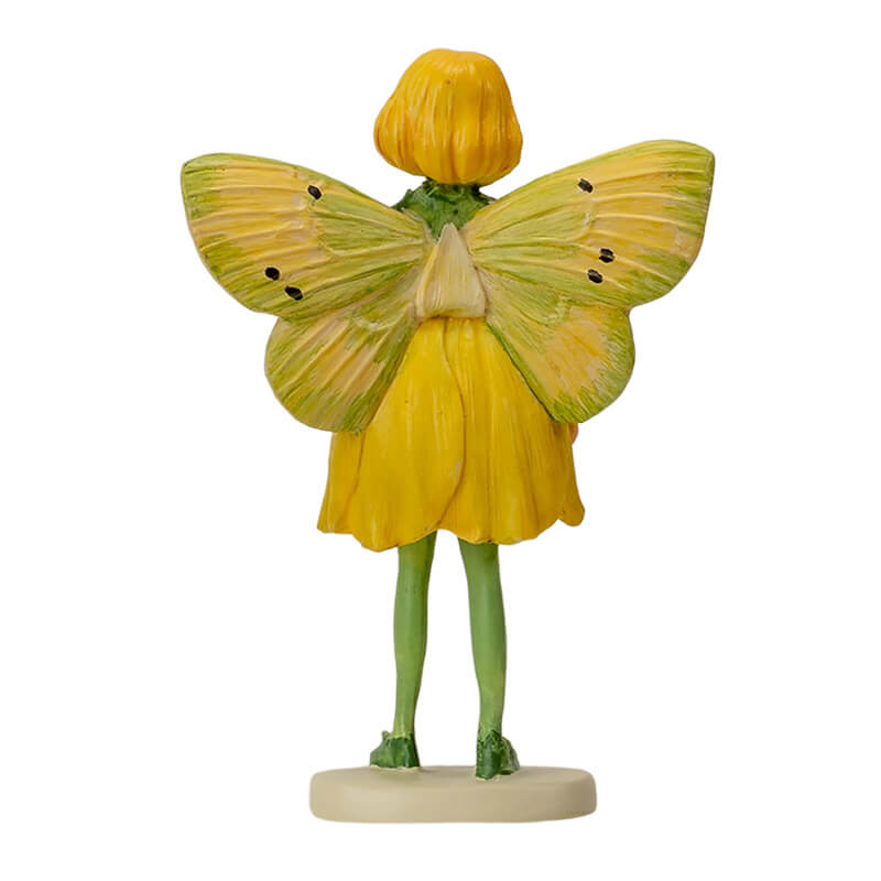 Cicely Mary Barker Flower Fairy Figurine - yellow buttercup dress and blond hair