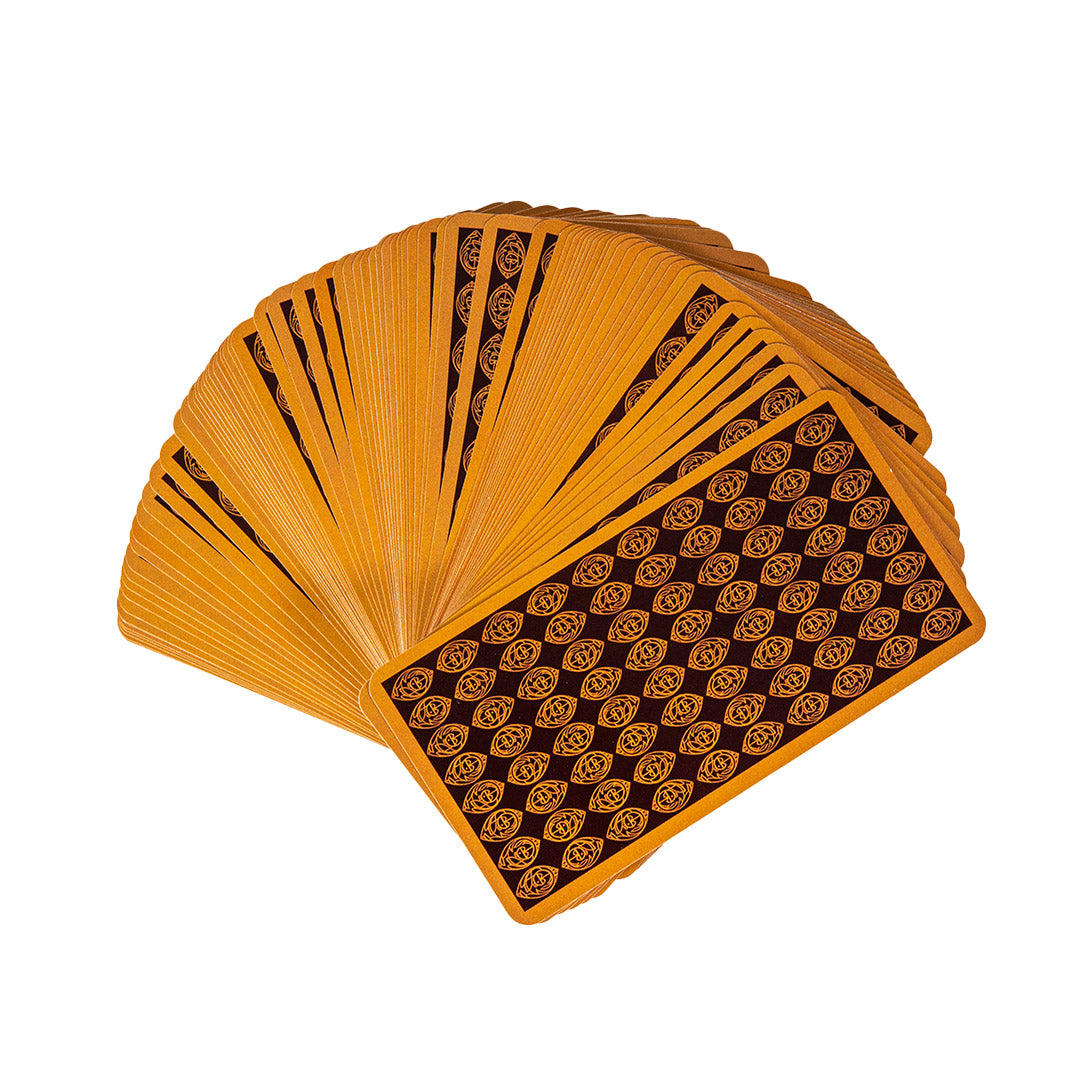 Back of the cards of the Medieval Cat Tarot deck