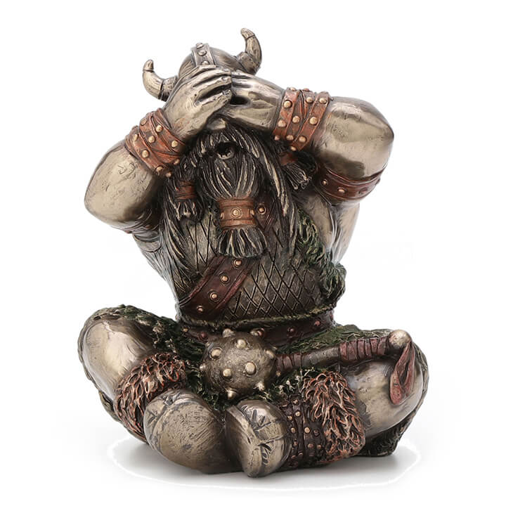 Hear, See, Speak No Evil Vikings Figurine