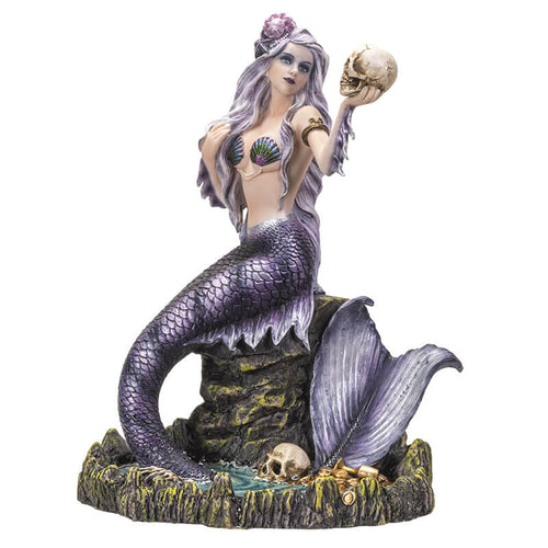 Purple Gothic Mermaid Figurine