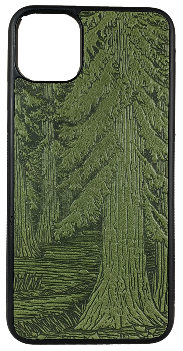 Forest Leather iPhone Case