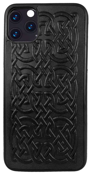 Bold Celtic Leather iPhone Case